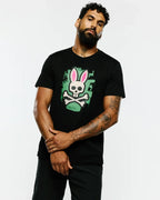 T-SHIRT PSYCHO BUNNY PARA HOMBRE COLOR NEGRO MT0200306001