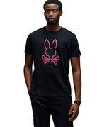 T-SHIRT PSYCHO BUNNY PARA HOMBRE COLOR NEGRO MT0200310001