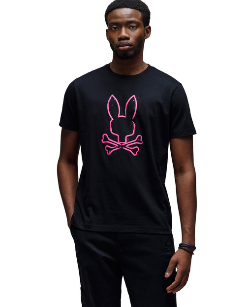 T-SHIRT PSYCHO BUNNY PARA HOMBRE COLOR NEGRO MT0200310001