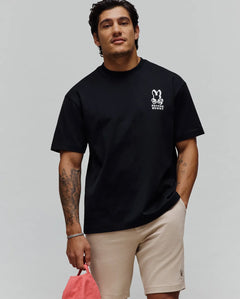 T-SHIRT PSYCHO BUNNY PARA HOMBRE COLOR NEGRO MT0200323001