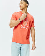 T-SHIRT PSYCHO BUNNY PARA HOMBRE COLOR NARANJA MT0200274660