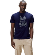 T-SHIRT PSYCHO BUNNY PARA HOMBRE COLOR AZUL MT0200300402