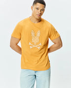 T-SHIRT PSYCHO BUNNY PARA HOMBRE COLOR AMARILLO MT0200274807