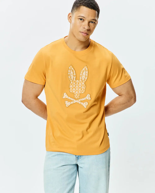 T-SHIRT PSYCHO BUNNY PARA HOMBRE COLOR AMARILLO MT0200274807