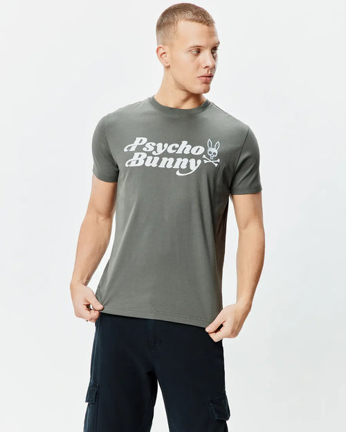 T-SHIRT PSYCHO BUNNY PARA HOMBRE COLOR VERDE MT0200313322