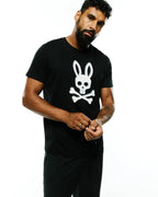 CAMISETA PSYCHO BUNNY PARA CABALLERO COLOR NEGRO