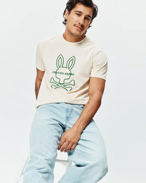 T-SHIRT PSYCHO BUNNY PARA HOMBRE COLOR BLANCO MT0200282250