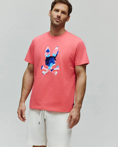 T-SHIRT PSYCHO BUNNY PARA HOMBRE COLOR NARANJA MT0200250656
