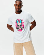 T-SHIRT PSYCHO BUNNY PARA HOMBRE COLOR BLANCO MT0200306100