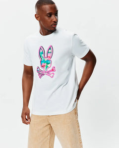 T-SHIRT PSYCHO BUNNY PARA HOMBRE COLOR BLANCO MT0200307100