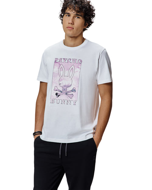 T-SHIRT PSYCHO BUNNY PARA HOMBRE COLOR BLANCO MT0200314100