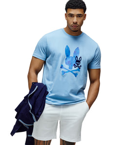 PSYCHO BUNNY CAMISETA ESTAMPADA VAN PARA CABALLERO HOMBRE AZUL MT0200249407