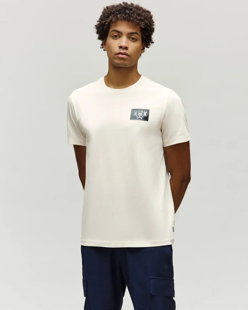 PSYCHO BUNNY CAMISETA ESTAMPADA LT JARVIS PARA CABALLERO HOMBRE BEIGE MT0200335250