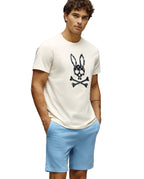 PSYCHO BUNNY CAMISETA ESTAMPADA JARVIS PARA CABALLERO HOMBRE BEIGE MT0200336250