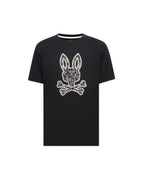 PSYCHO BUNNY CAMISETA ESTAMPADA OSCAR PARA CABALLERO HOMBRE NEGRO MT0200214001