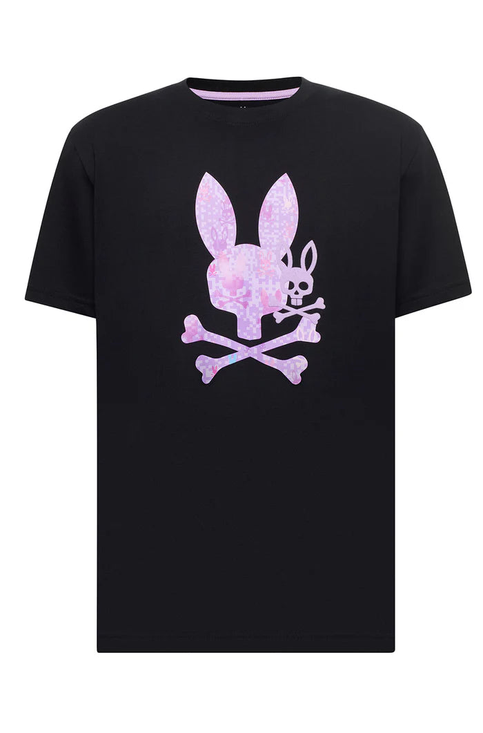 PSYCHO BUNNY CAMISETA ESTAMPADA VAN PARA CABALLERO HOMBRE NEGRO MT0200249001