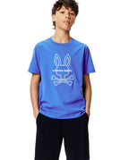 T-SHIRT PSYCHO BUNNY PARA NIÑO COLOR AZUL KT0200185426