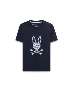 CAMISETA PSYCHO BUNNY PARA NIÑO COLOR AZUL