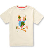 T-SHIRT PSYCHO BUNNY PARA NIÑO COLOR BLANCO KT0200163250