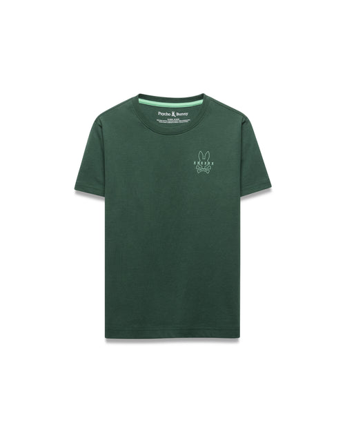 CAMISETA PSYCHO BUNNY PARA NIÑO COLOR VERDE