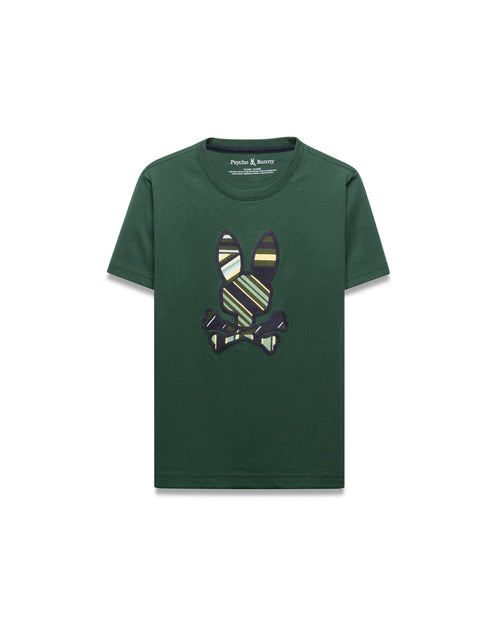 CAMISETA PSYCHO BUNNY PARA NIÑO COLOR VERDE