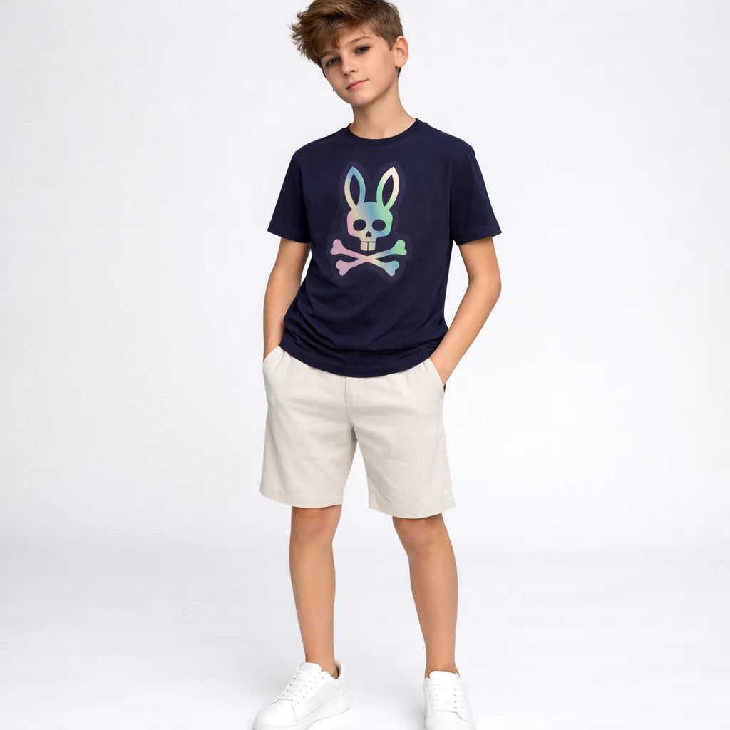 PSYCHO BUNNY CAMISETA NEV PARA NIÑO NIÑO AZUL KT0200145402