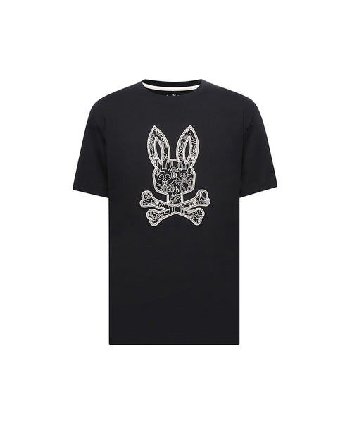 PSYCHO BUNNY CAMISETA ESTAMPADA OSCAR PARA NIÑO NIÑO NEGRO KT0200147001