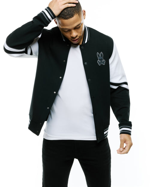 CHAQUETA PSYCHO BUNNY PARA CABALLERO COLOR NEGRO