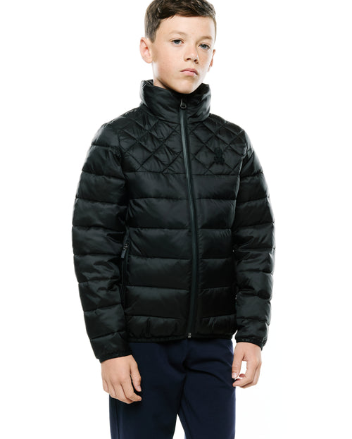 CHAQUETA PSYCHO BUNNY PARA NIÑO COLOR NEGRO