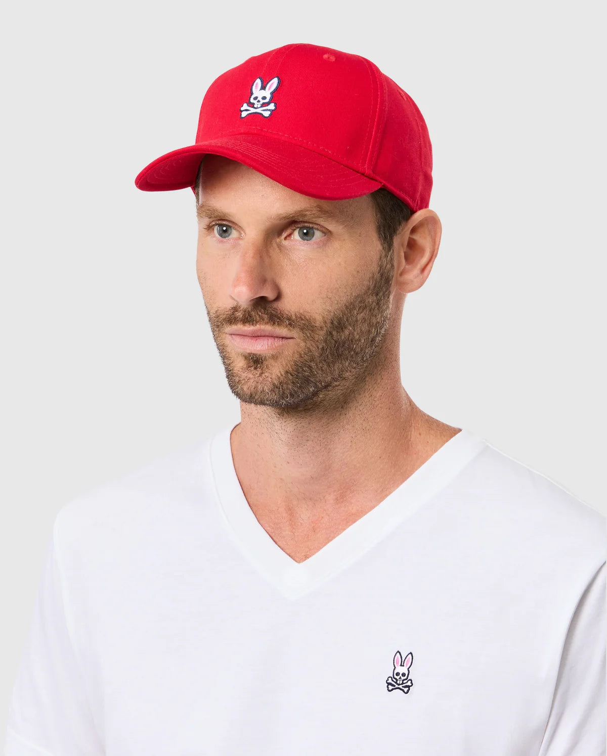 PSYCHO BUNNY GORRA CLÁSICA PARA CABALLERO HOMBRE ROJO B6A816A1HTBRI