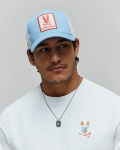 PSYCHO BUNNY GORRA DE MALLA ADAMO PARA CABALLERO HOMBRE AZUL MO1500076407
