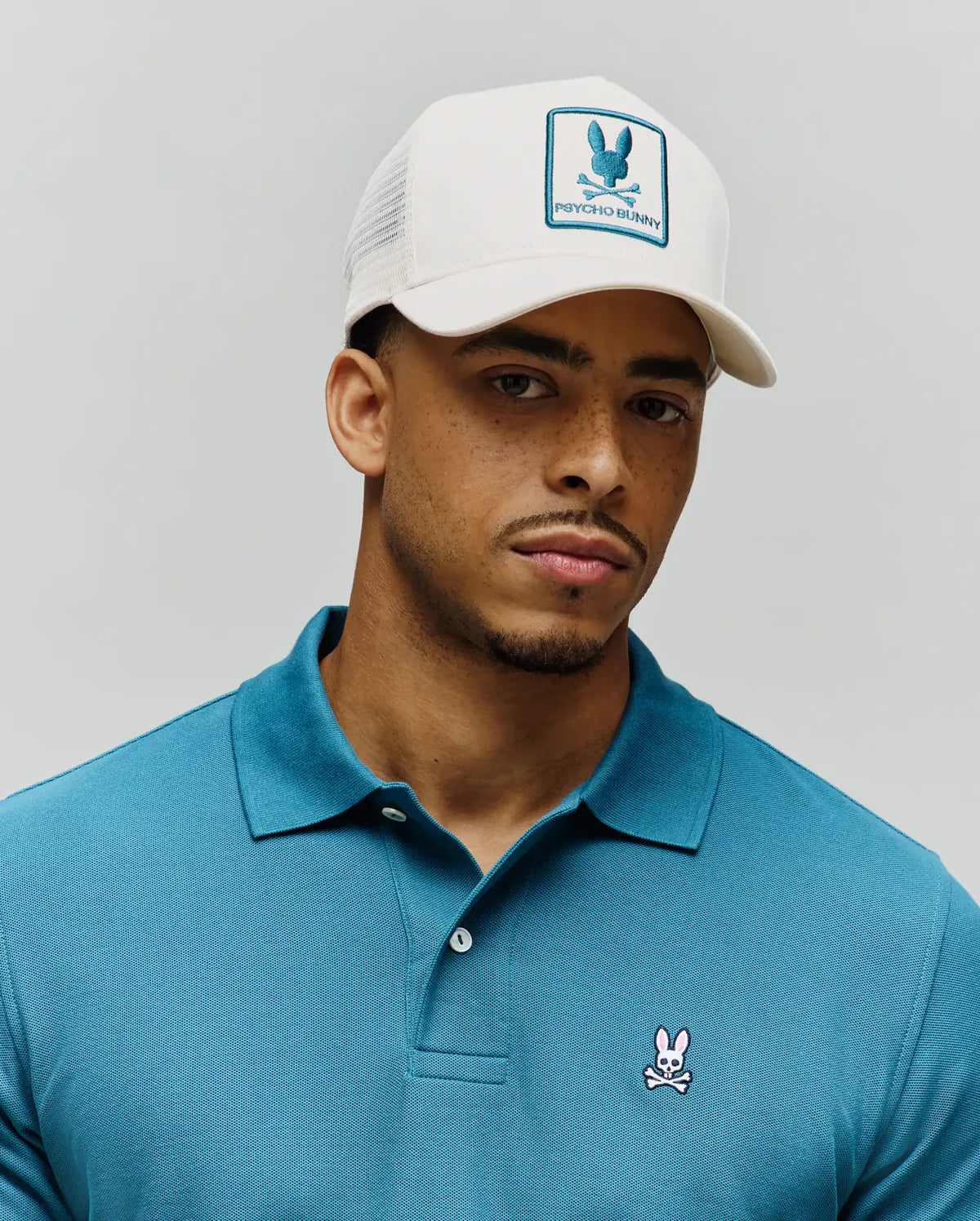 PSYCHO BUNNY GORRA DE MALLA ADAMO PARA CABALLERO HOMBRE BEIGE MO1500076250