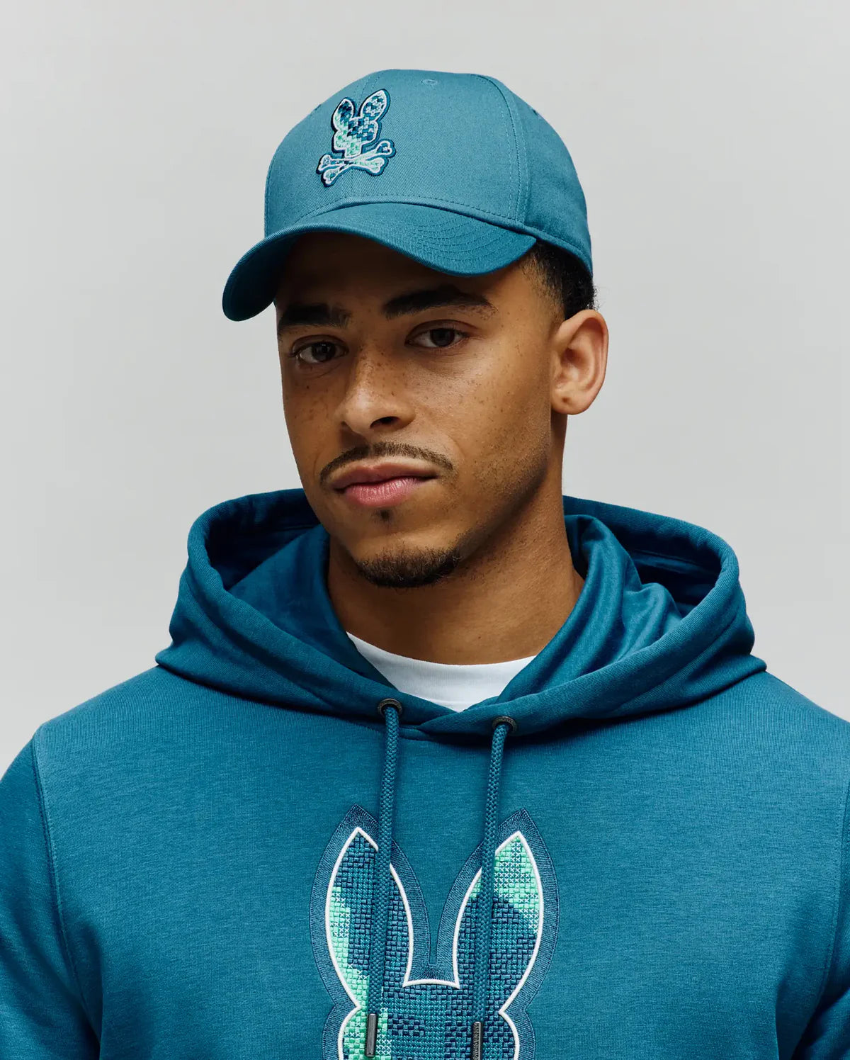 PSYCHO BUNNY GORRA OLIVIER PARA CABALLERO HOMBRE AZUL MO1500072406