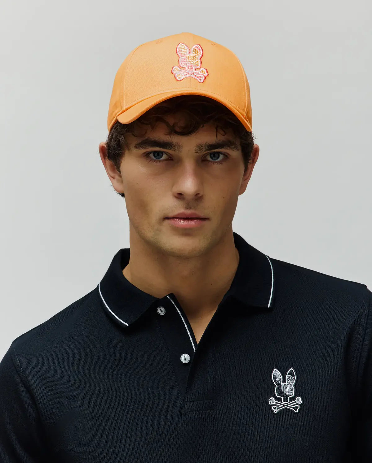 PSYCHO BUNNY GORRA OLIVIER PARA CABALLERO HOMBRE NARANJA MO1500072805