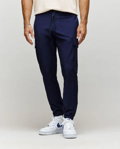 PSYCHO BUNNY PANTALÓN CARGO LLOYD PARA CABALLERO HOMBRE AZUL B6P159B200423