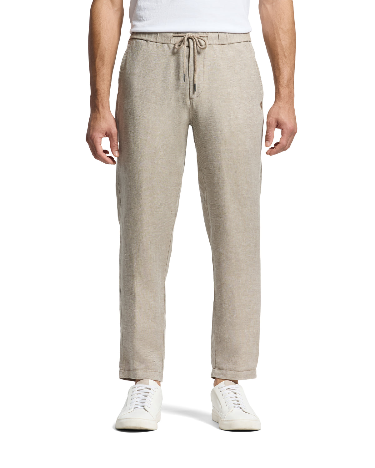 PSYCHO BUNNY PANTALÓN DE MEZCLA DE LINO CON CORDÓN FATE PARA CABALLERO HOMBRE BEIGE B6P471C200NTN