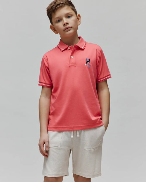 PSYCHO BUNNY POLO ARA PARA NIÑO NIÑO ROJO KT0100075656
