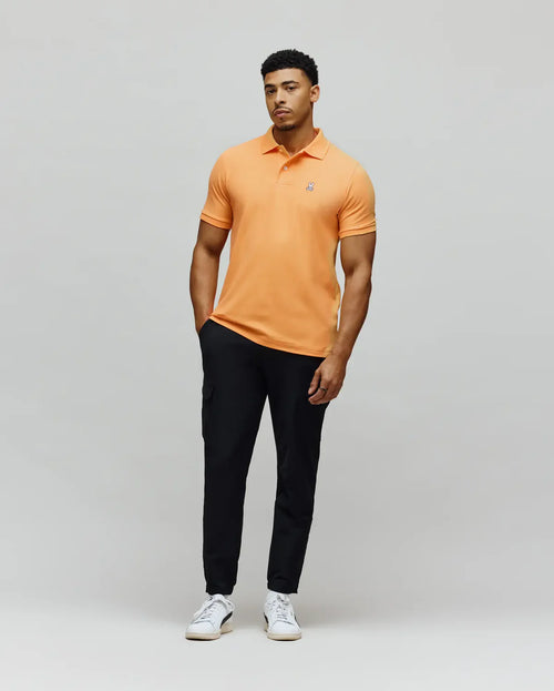 PSYCHO BUNNY POLO CLÁSICO PARA CABALLERO HOMBRE NARANJA B6K001F200805