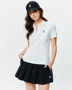PSYCHO BUNNY POLO CLÁSICO PARA DAMA BLANCO WT0100003WHT