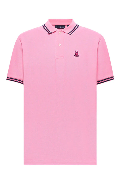 POLO M/C PSYCHO BUNNY PARA HOMBRE COLOR ROSADO MT0100127652