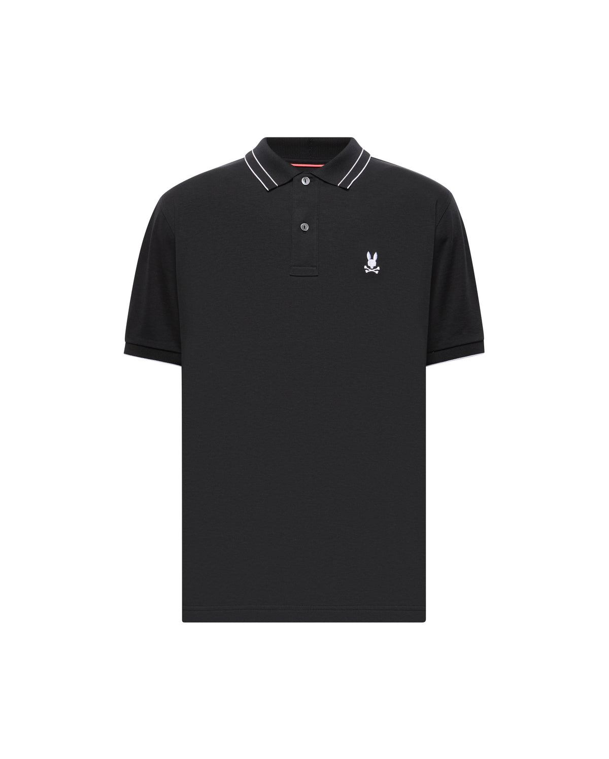 POLO M/C PSYCHO BUNNY PARA HOMBRE COLOR NEGRO MT0100138001