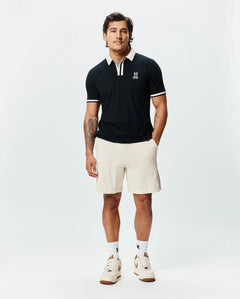 POLO M/C PSYCHO BUNNY PARA HOMBRE COLOR NEGRO MT0100192001