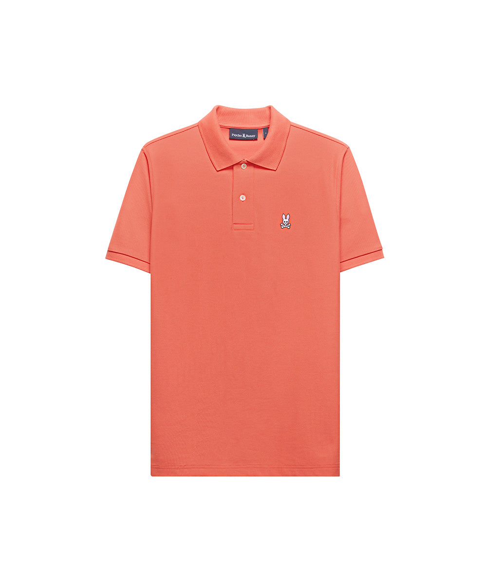 POLO M/C PSYCHO BUNNY PARA HOMBRE COLOR NARANJA B6K001F200660