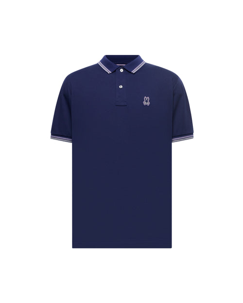 POLO M/C PSYCHO BUNNY PARA HOMBRE COLOR AZUL MT0100129402