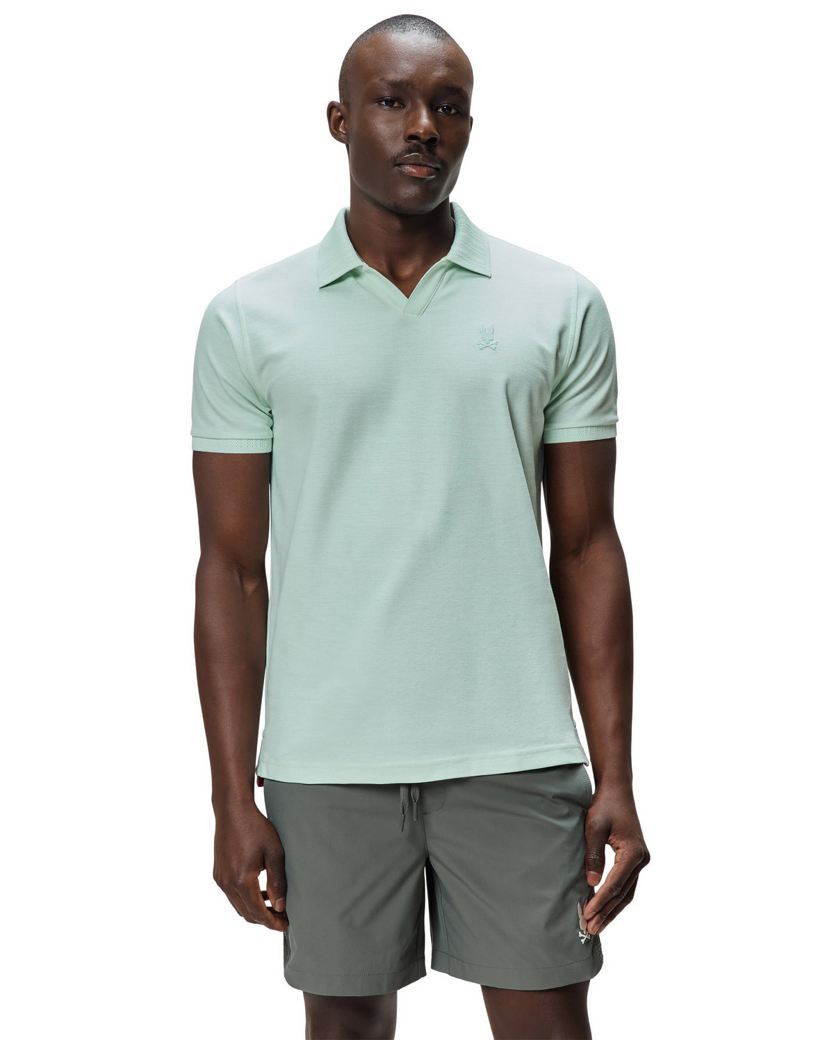 POLO M/C PSYCHO BUNNY PARA HOMBRE COLOR VERDE MT0100180320