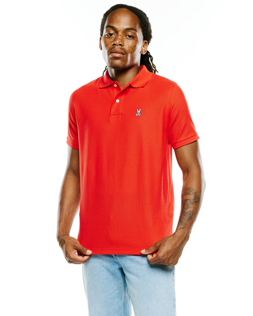 CAMISETA TIPO POLO PSYCHO BUNNY PARA CABALLERO COLOR ROJO | El Duque ...