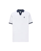 POLO M/C PSYCHO BUNNY PARA HOMBRE COLOR BLANCO MT0100135100