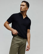 PSYCHO BUNNY POLO PUNTO BURBUJA DEVON PARA CABALLERO HOMBRE NEGRO MT0100169001