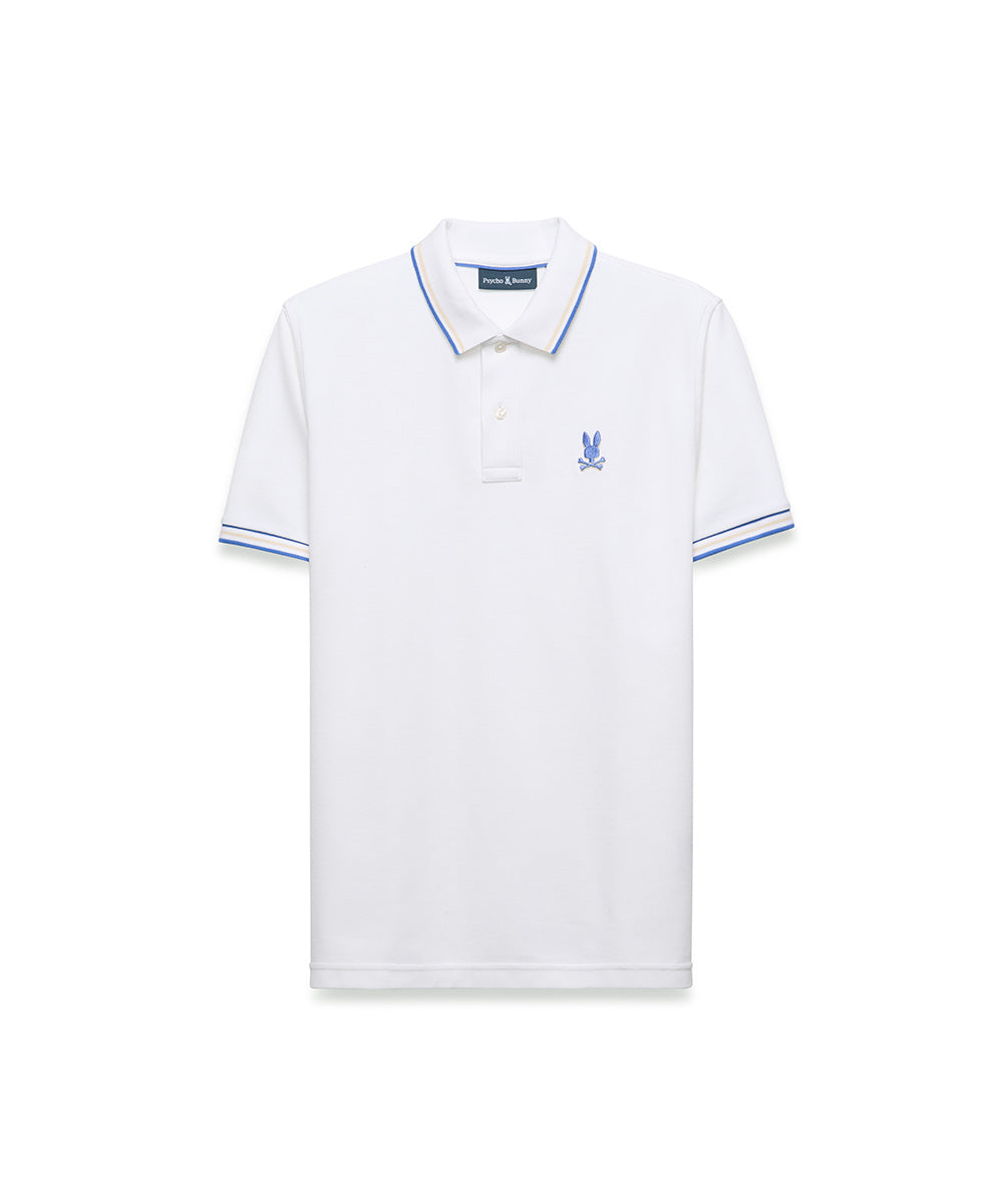 POLO M/C PSYCHO BUNNY PARA NIÑO COLOR BLANCO KT0100103100