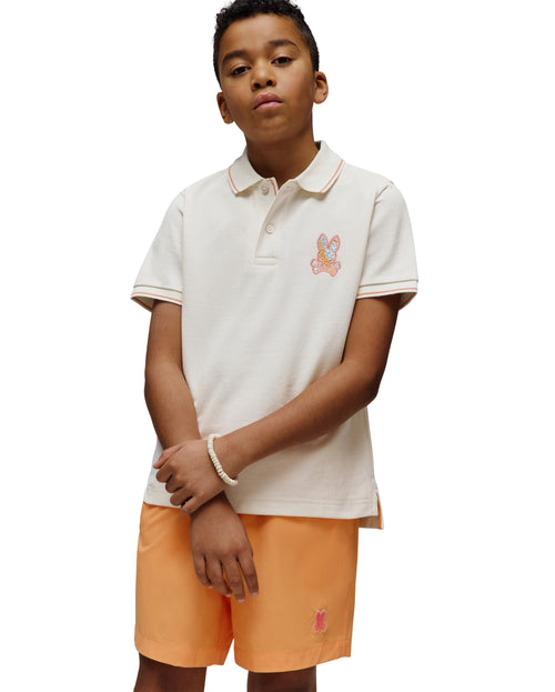 PSYCHO BUNNY POLO OLIVIER PARA NIÑO NIÑO BEIGE KT0100076250